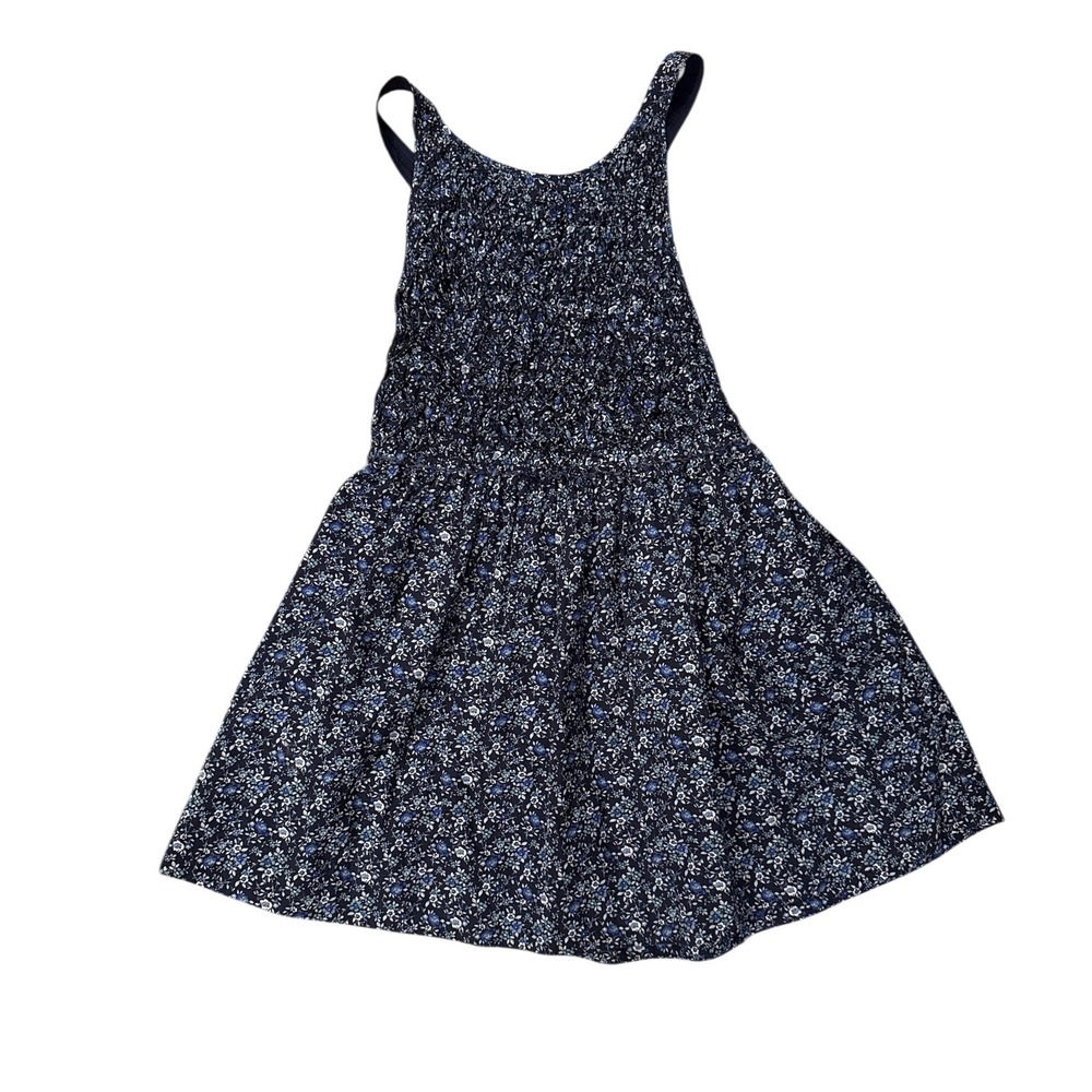 Free People Patunia Mini Dress Womens XS Blue New Floral Smocked Boho
